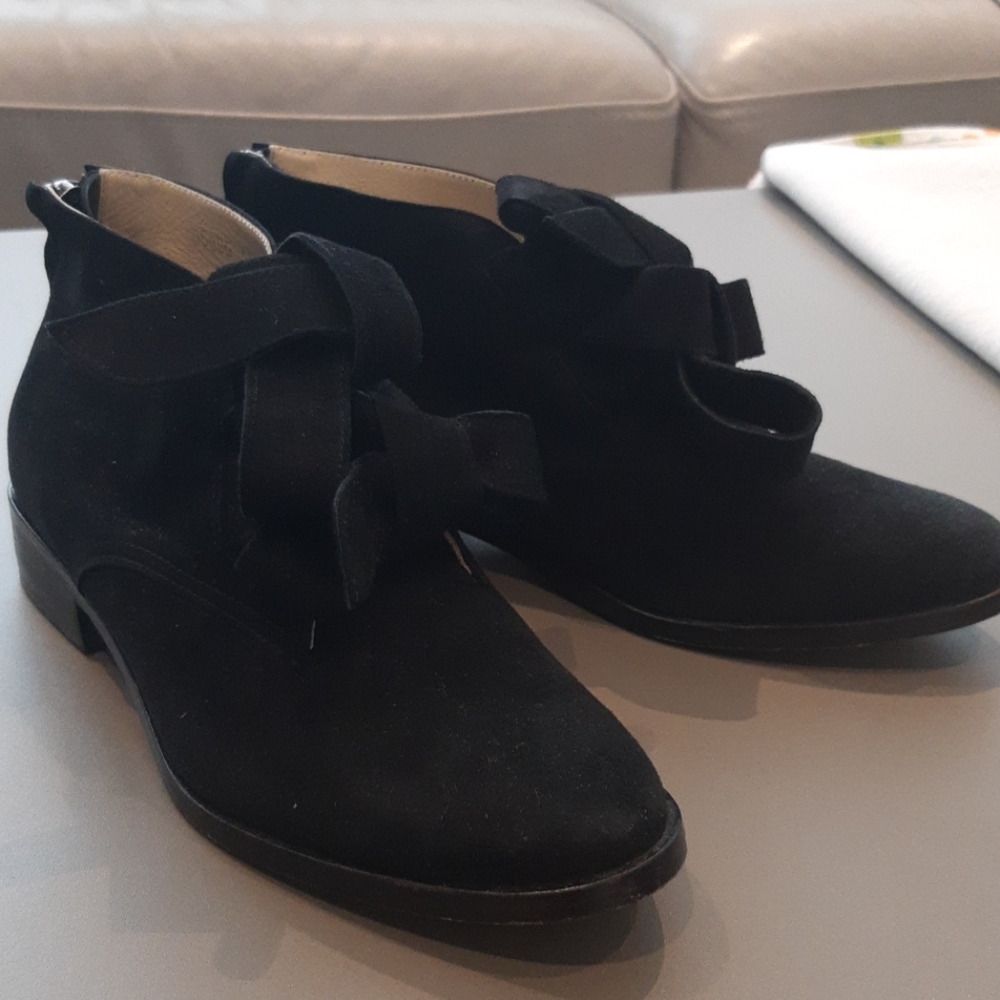 Opening ceremony suede boots